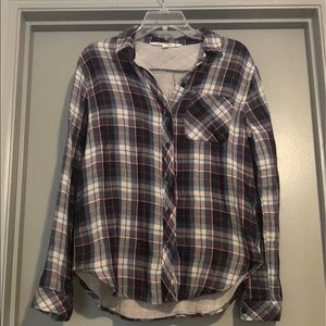 Blue, Red, and White Flannel